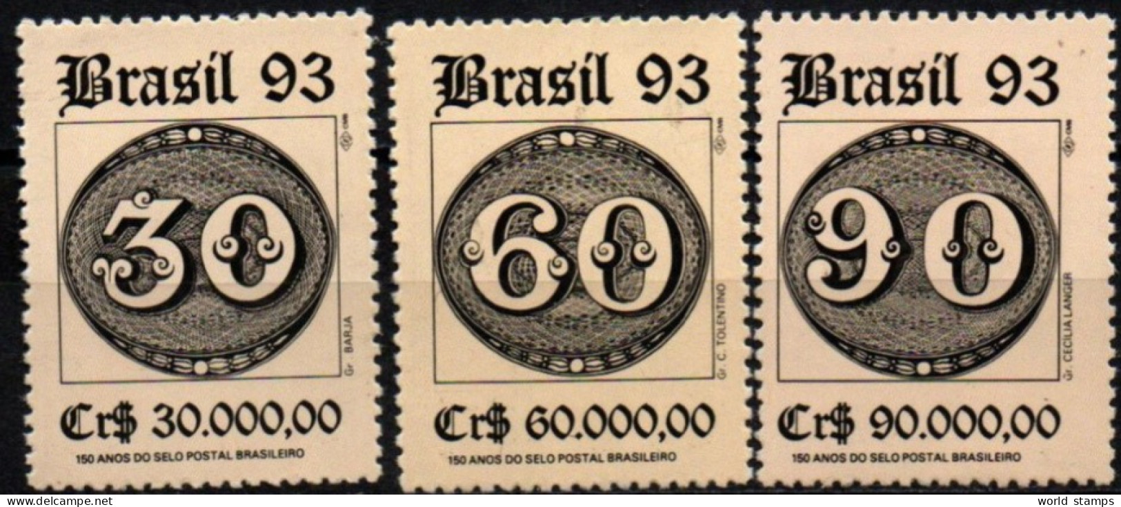 BRESIL 1993 ** - Unused Stamps