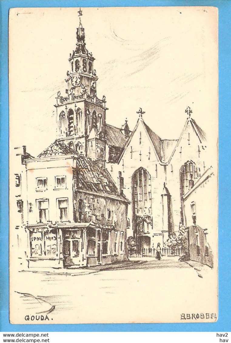 Gouda Tekening Brobbel  RY54925 - Gouda