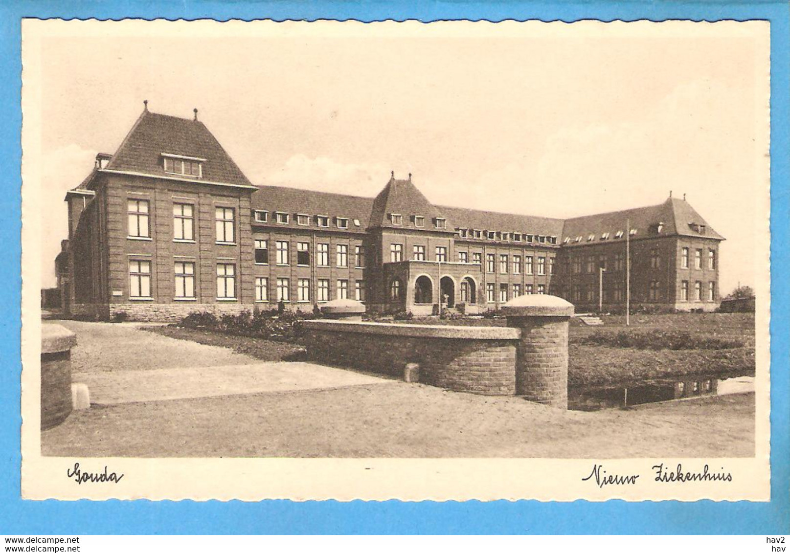 Gouda Nieuw Ziekenhuis 1941 RY54781 - Gouda