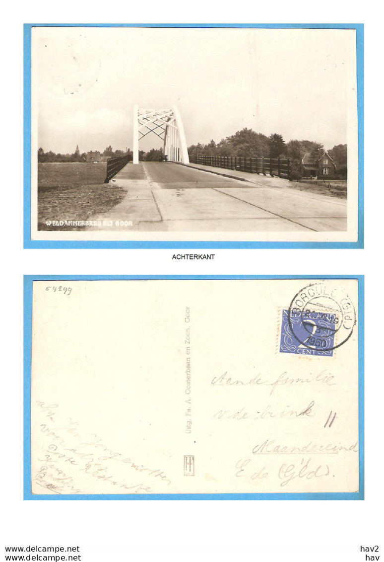 Goor Weldammerbrug 1950 RY54299 - Goor