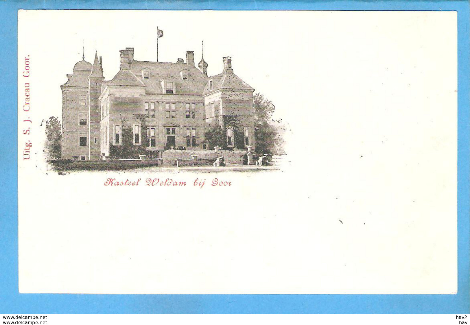 Goor Kasteel Weldam Voor 1900 RY54732 - Goor