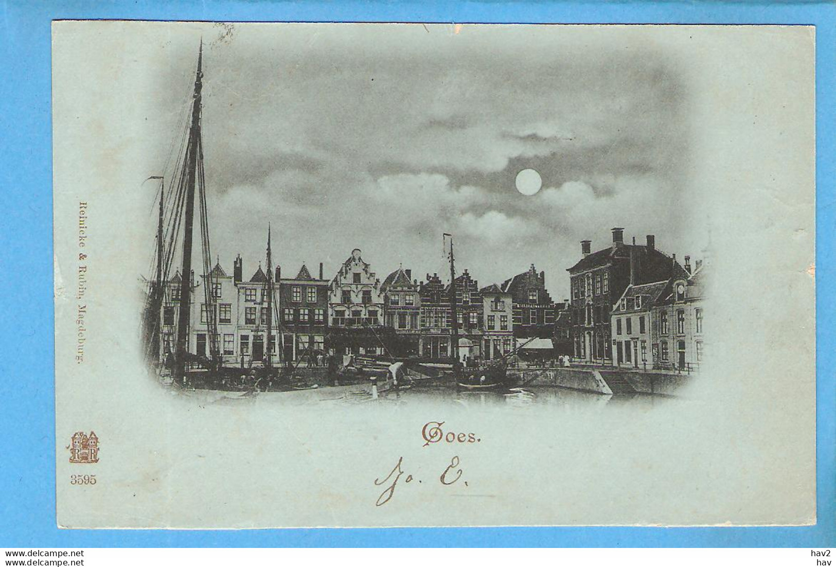 Goes Litho Met Maan 1899 RY53952 - Goes