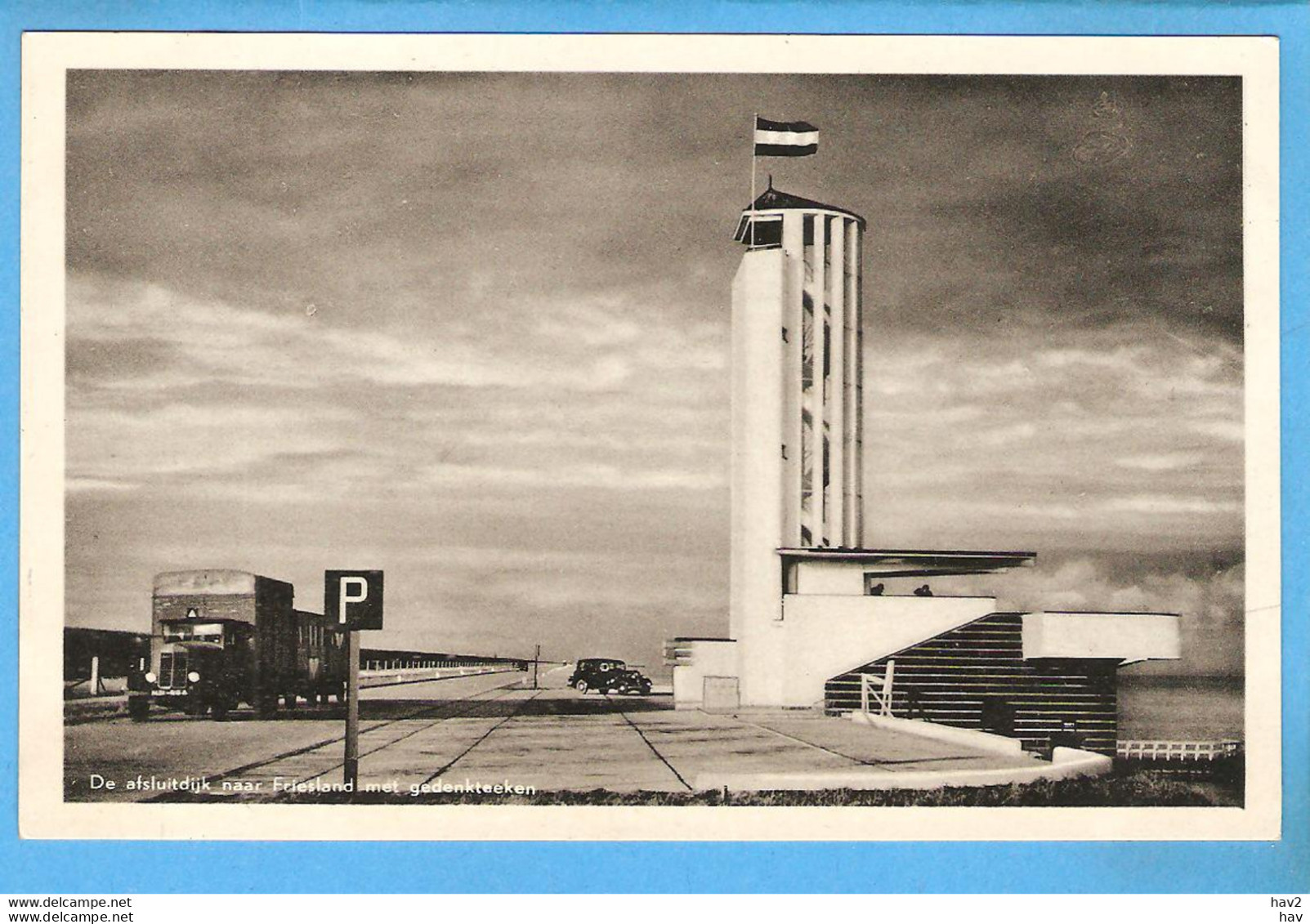 Friesland Afsluitdijk Gedenkteeken RY53752 - Den Oever (& Afsluitdijk)