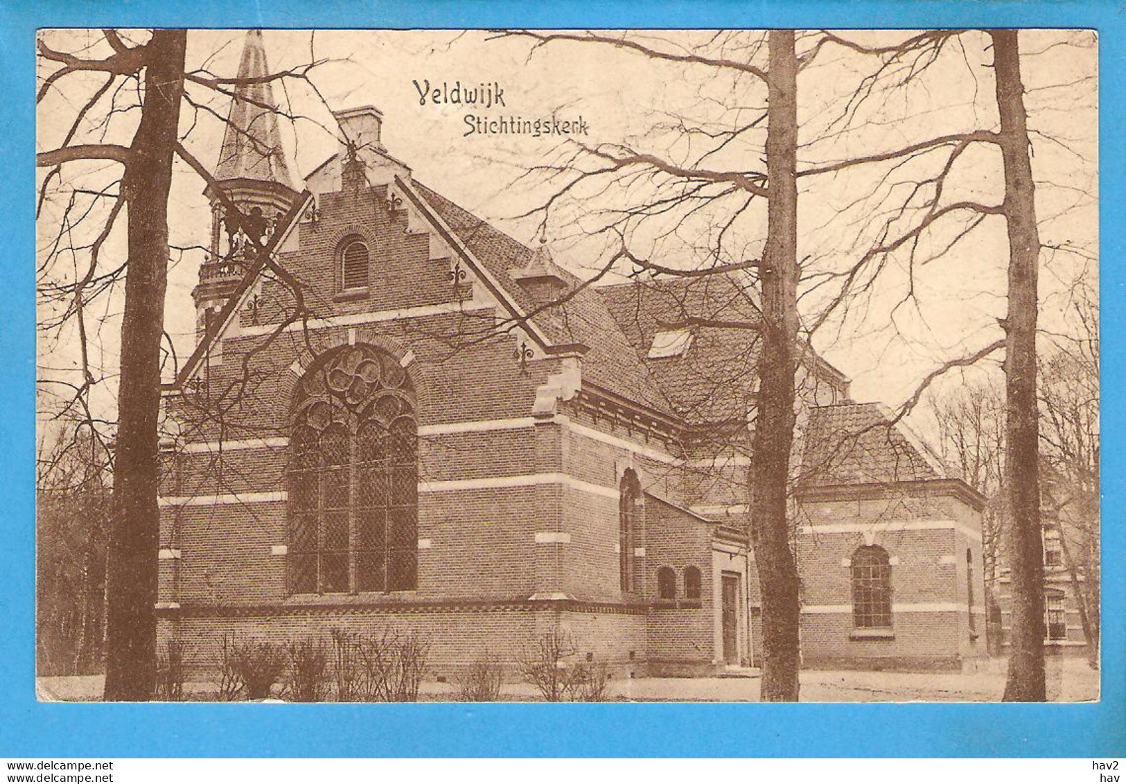 Ermelo TULP Kaart Stichtingskerk Veldwijk RY51281 - Ermelo