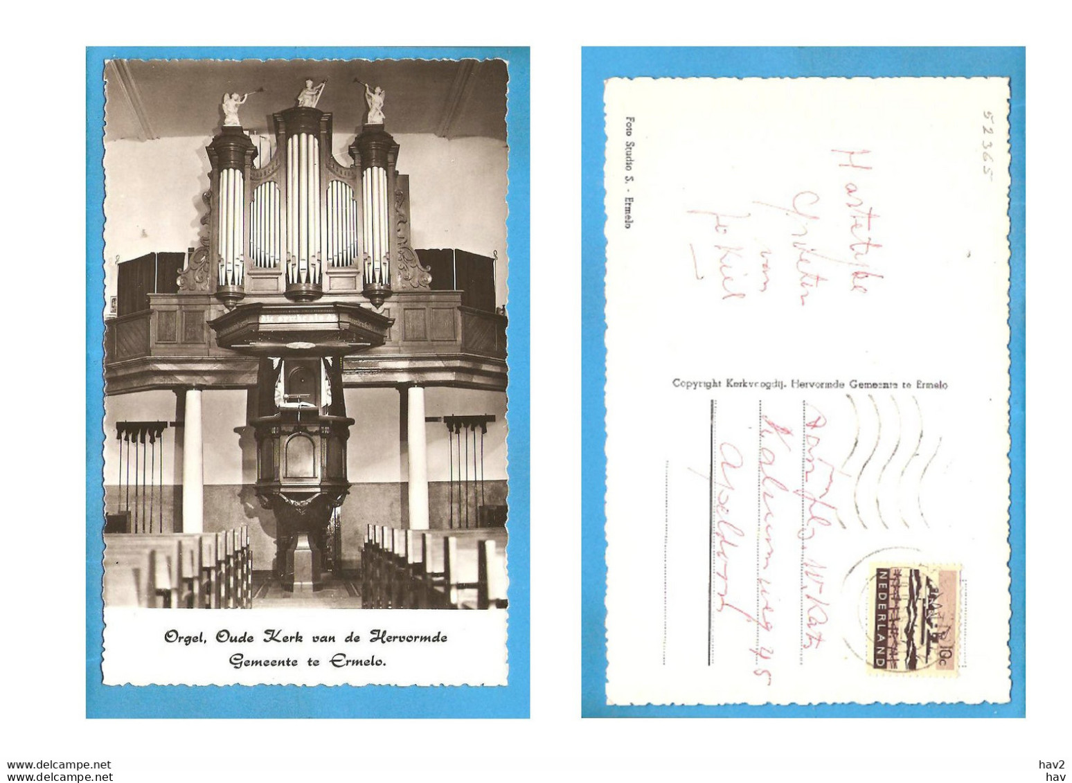 Ermelo Orgel In Oude Kerk Hervormde Gemeente RY52365 - Ermelo