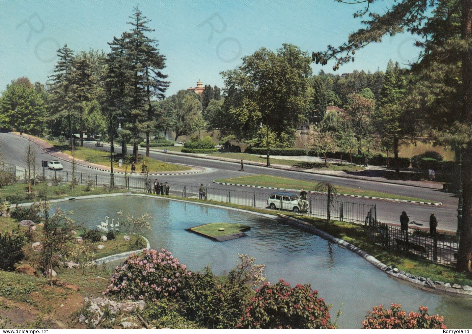 CARTOLINA  TORINO,PIEMONTE-PARCO DEL VALENTINO-STORIA,CULTURA,MEMORIA,RELIGIONE,IMPERO ROMANO,BELLA ITALIA,NON VIAGGIATA - Parks & Gärten