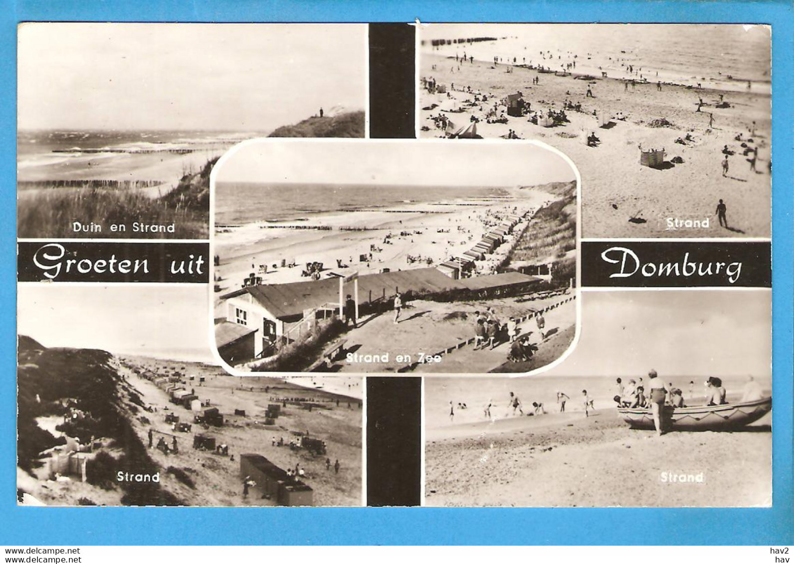 Domburg Groeten Uit 5-luik RY49824 - Domburg