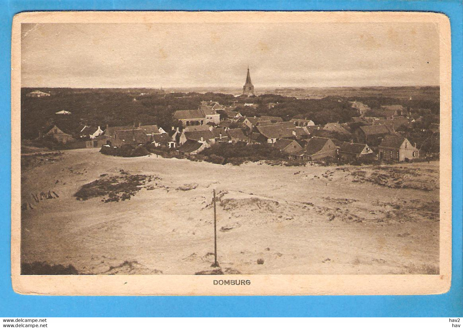 Domburg Panorama Over Duin Naar Dorp RY49780 - Domburg