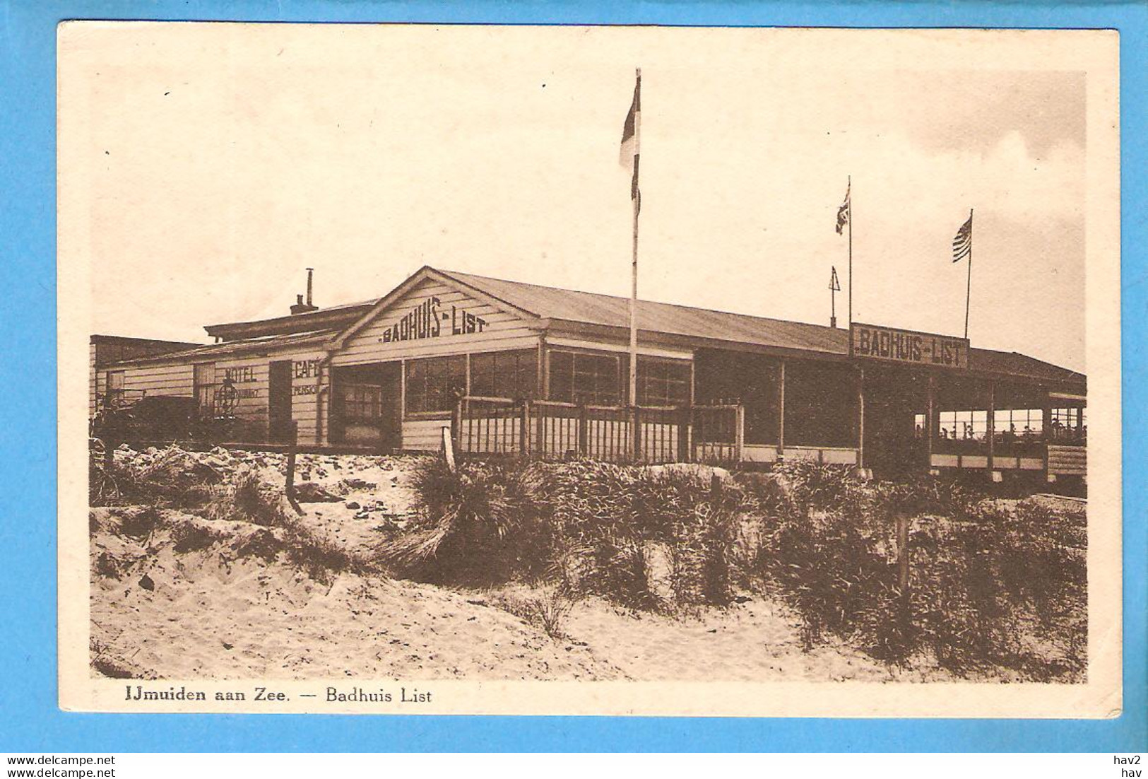 IJmuiden Badhuis List 1933 RY53954 - IJmuiden