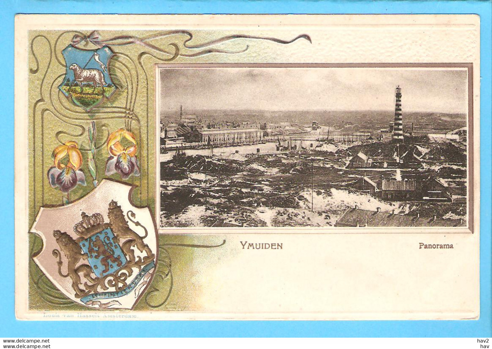 IJmuiden Relief Jugendstil Panorama RY55209 - IJmuiden