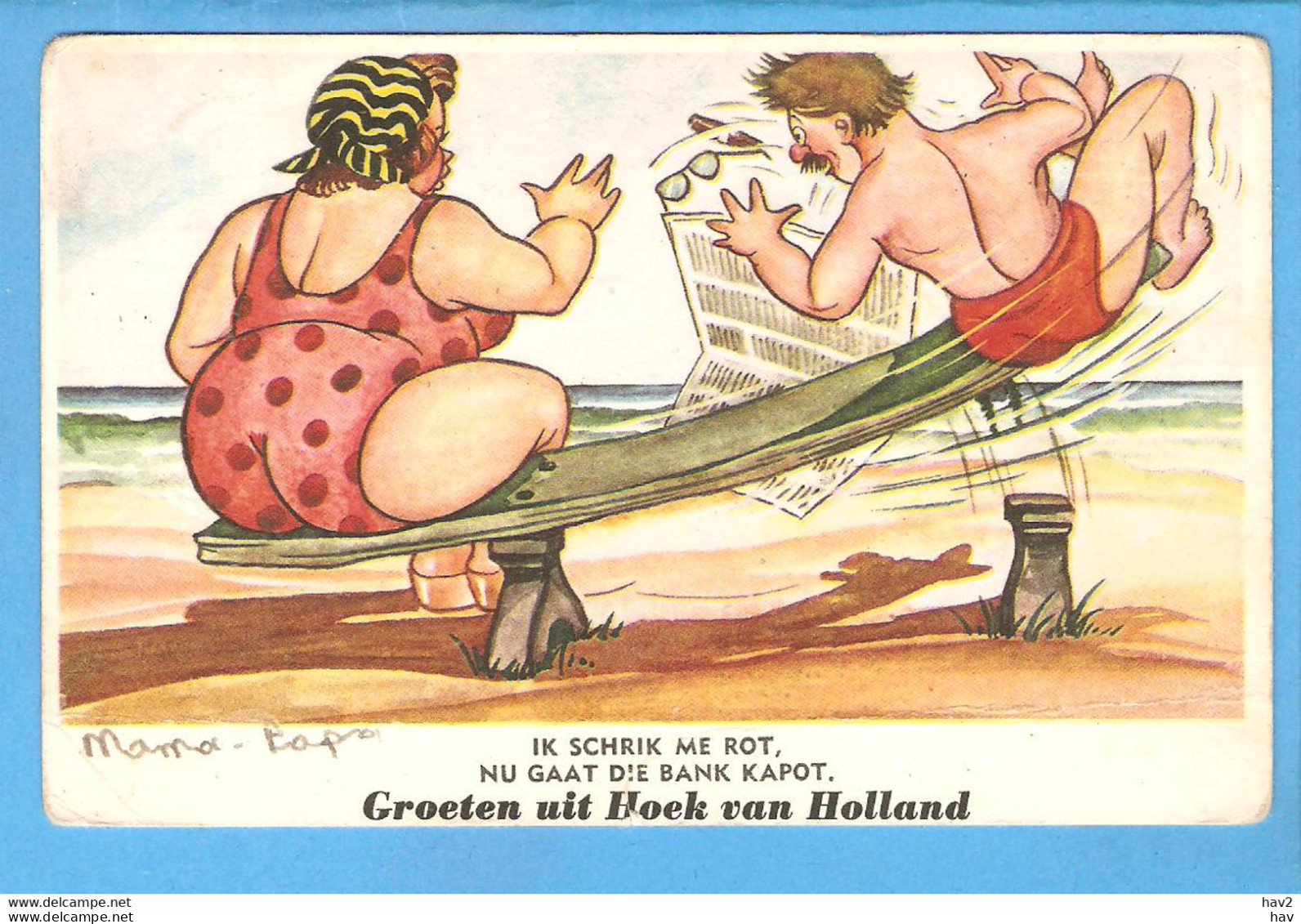 Hoek Van Holland Fantasie Humor 1956 RY53576 - Hoek Van Holland