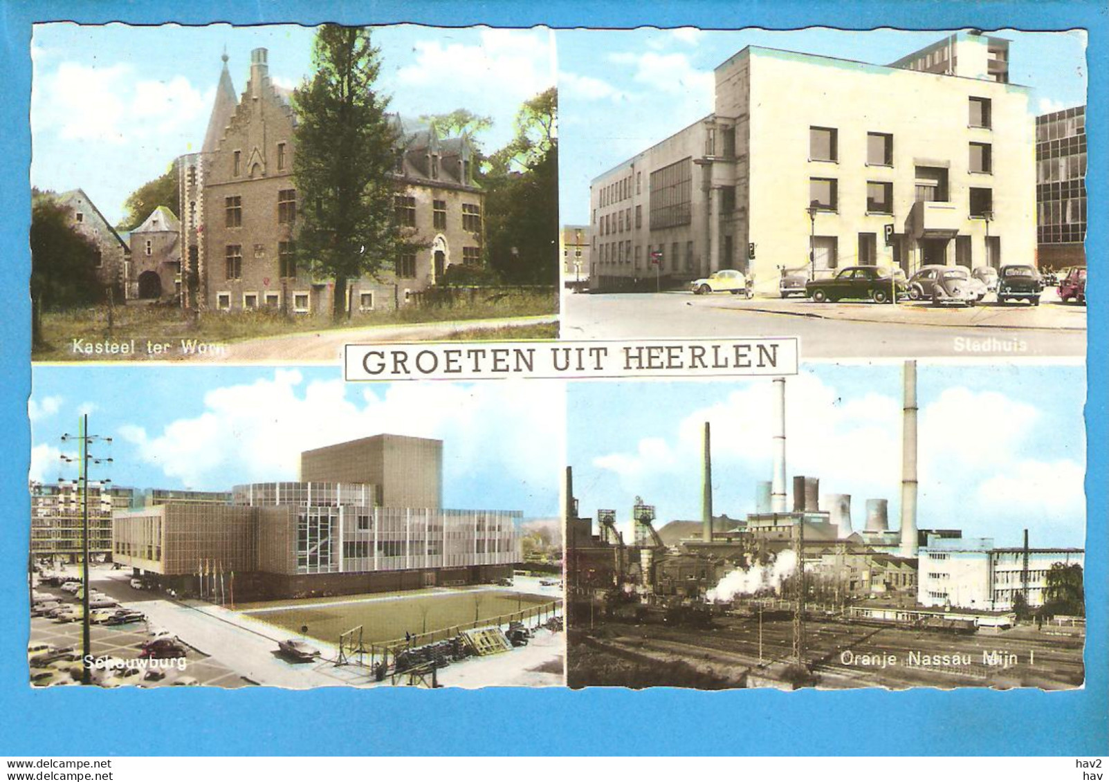 Heerlen Groeten Uit 4-luik RY51489 - Heerlen