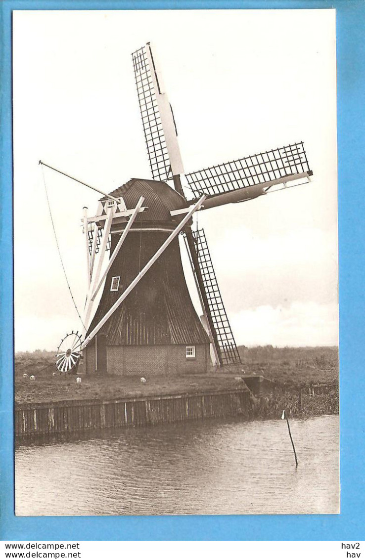 Haren Molen De Helper Paterwoldse Meer ML819 - Haren