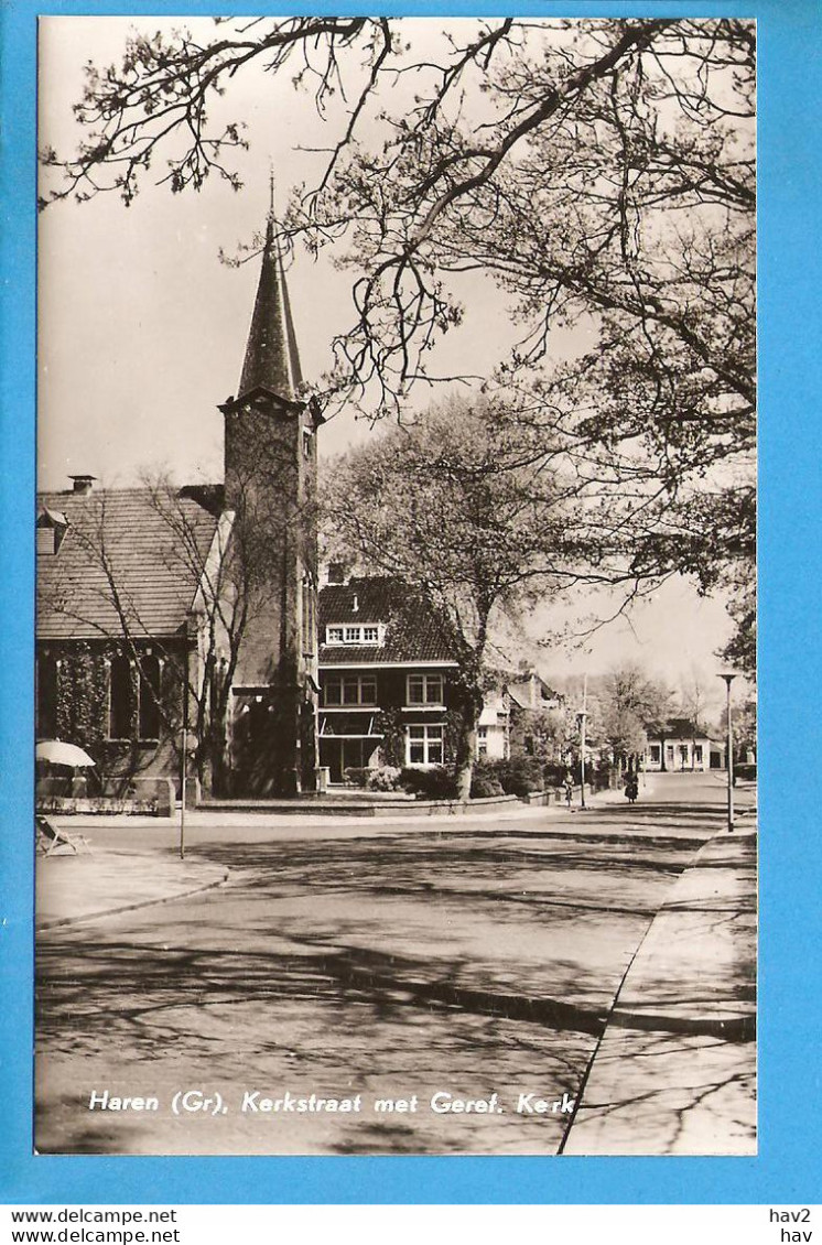 Haren Kerkstraat Met Gereformeerde Kerk RY49171 - Haren