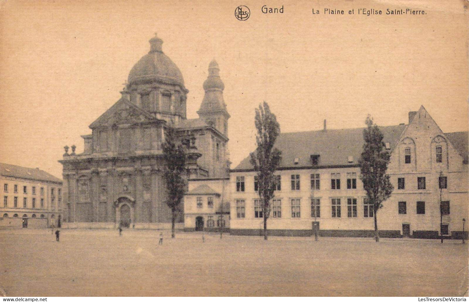BELGIQUE - Gand - La Plaine Et L'Eglise Saint-Pierre - Carte Postale Ancienne - Gent