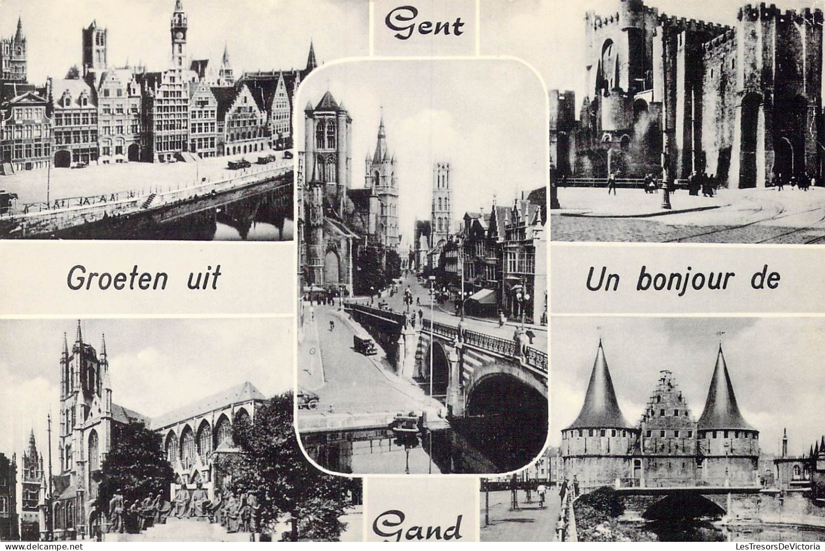 BELGIQUE - Gent - Un Bonjour De Gand - Carte Postale Ancienne - Gent