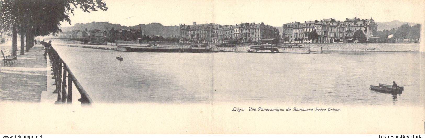 BELGIQUE - LIEGE - Vue Panoramique Du Boulevart Frére Orban - Carte Postale Ancienne - Schoten