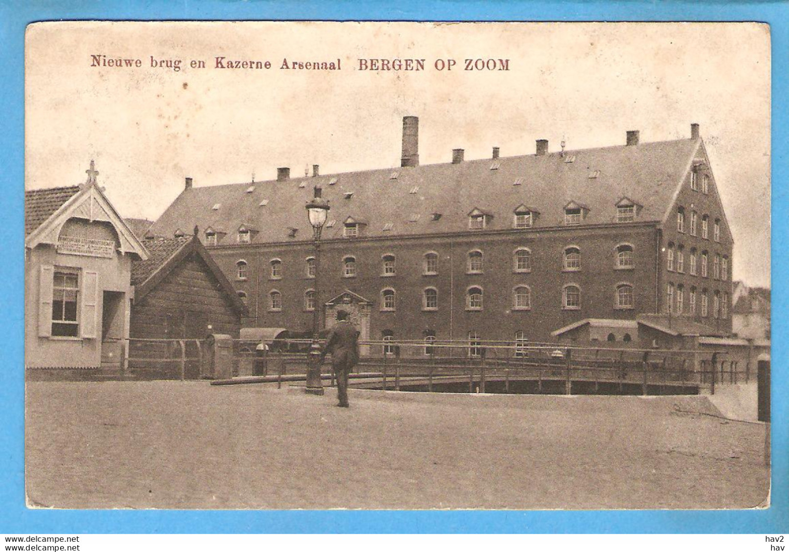 Bergen Op Zoom Niewe Brug En Kazerne 1917 RY54993 - Bergen Op Zoom