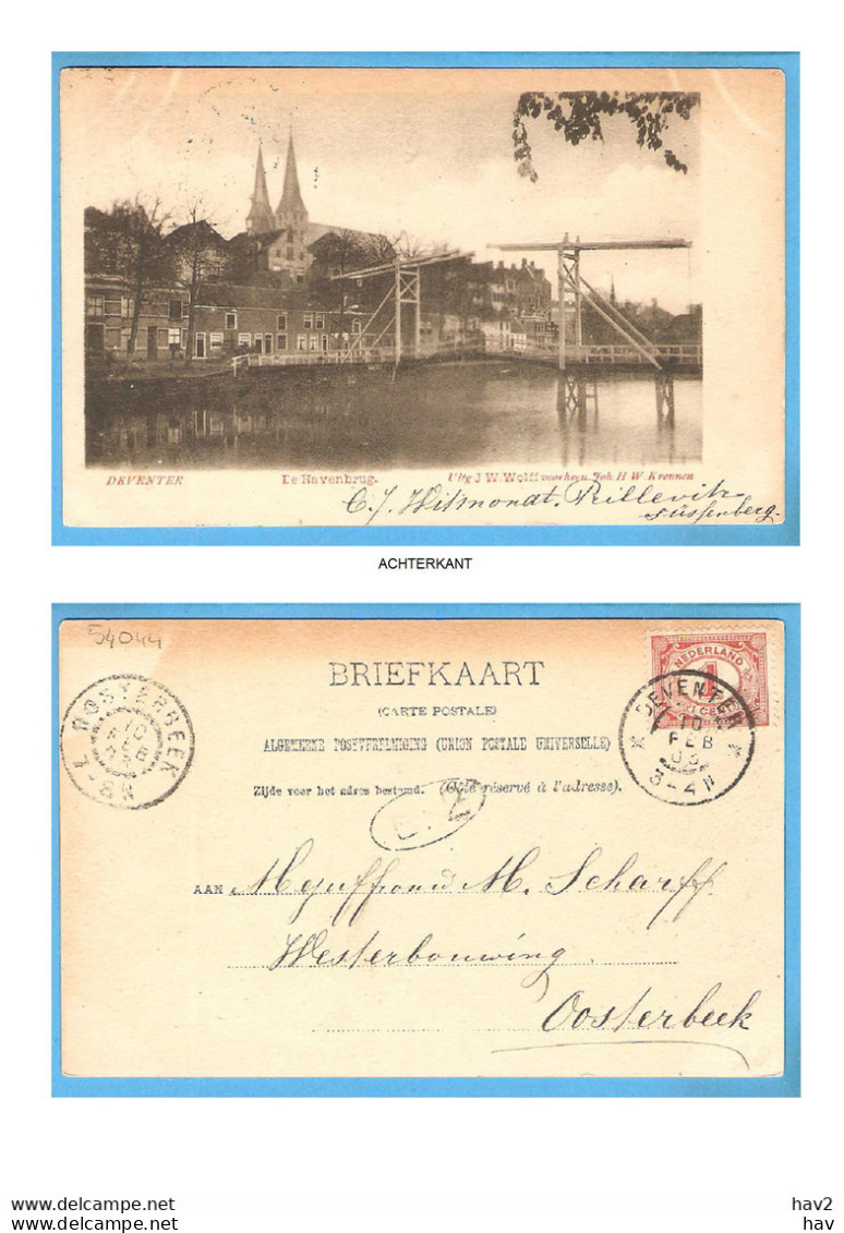 Deventer De Havenbrug 1903 RY54044 - Deventer
