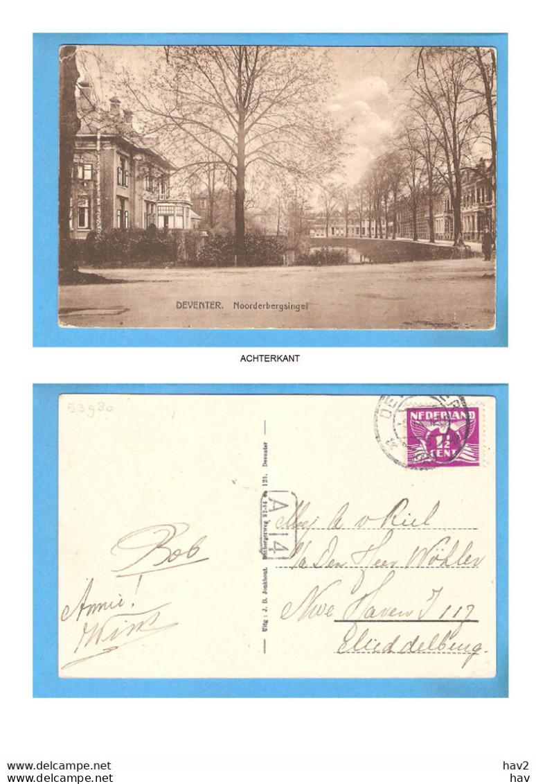 Deventer Noorderbergsingel Ca 1929 RY53980 - Deventer