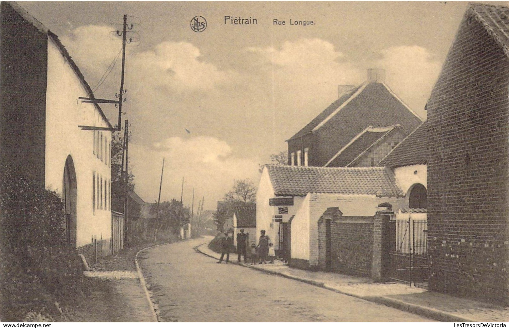 BELGIQUE - PIETRAIN - Rue Longue - Edit J Leberger - Carte Postale Ancienne - Sonstige & Ohne Zuordnung