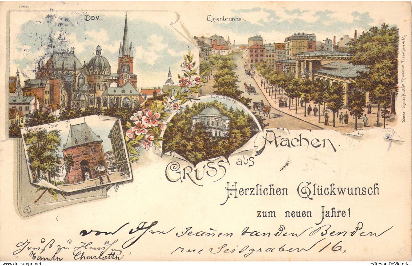 ALLEMAGNE - GRUSS Aus Aachen - Carte Postale Ancienne - Autres & Non Classés