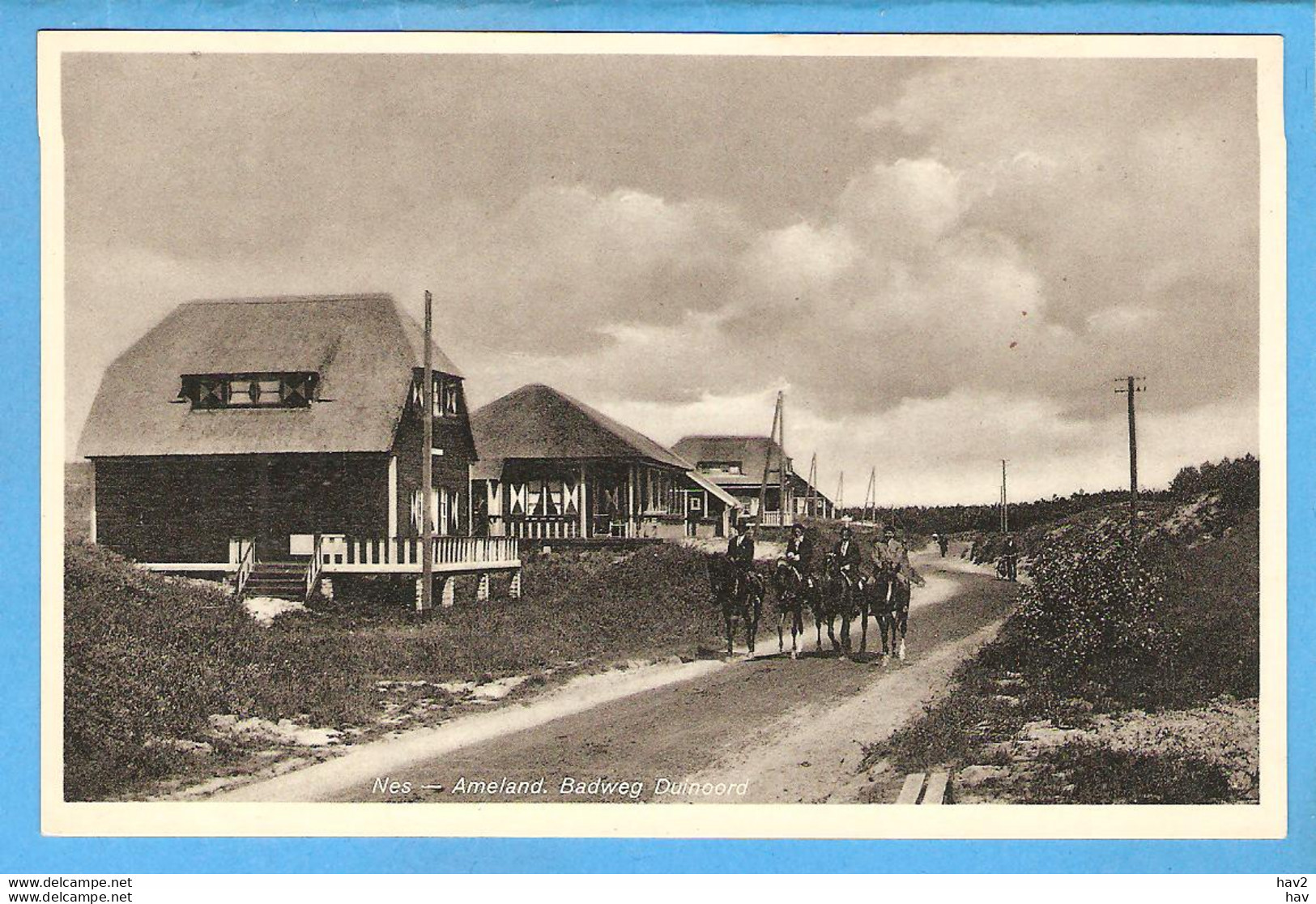 Ameland Nes Ruiters Op De Badweg Duinoord RY53550 - Ameland