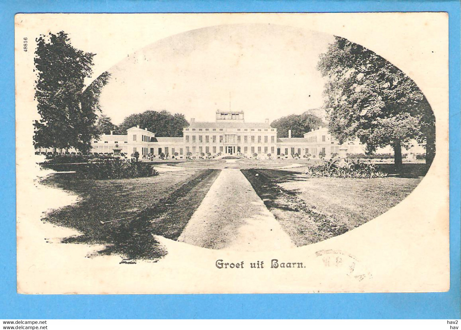 Baarn Groet Uit Lijnkader Voor 1905 RY53512 - Baarn