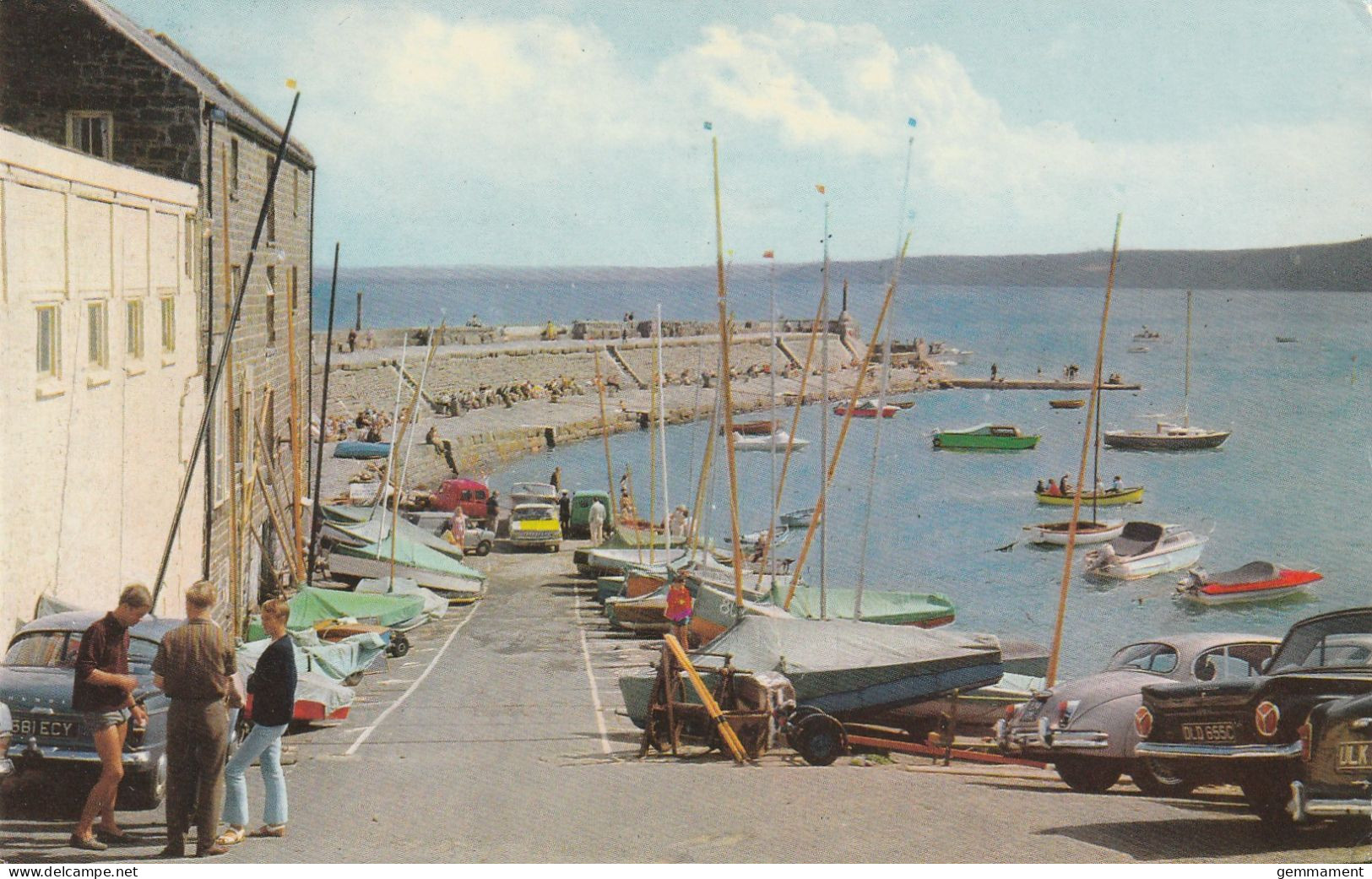 NEW QUAY - THE JETTY AND HARBOUR - Cardiganshire