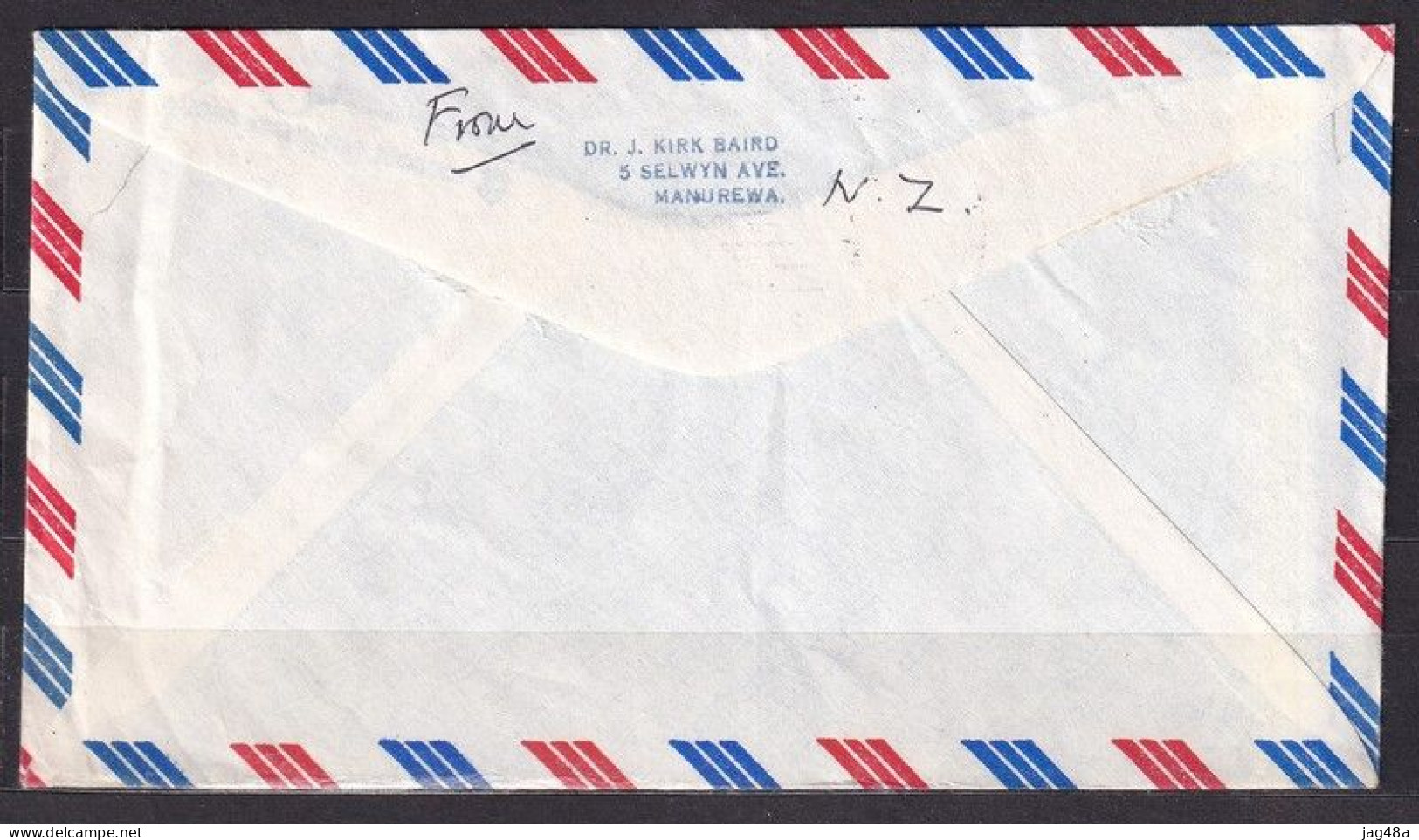 NEW ZEALAND. 1966/Auckland, Envelope/mixed Franking. - Storia Postale
