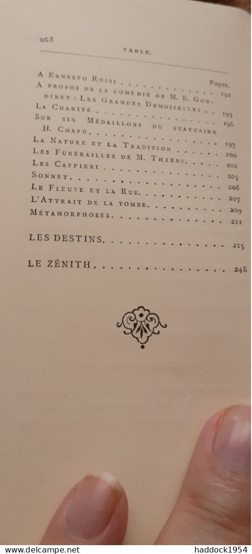 poèsies 5 tomes SULLY PRUDHOMME alphonse lemerre 1900