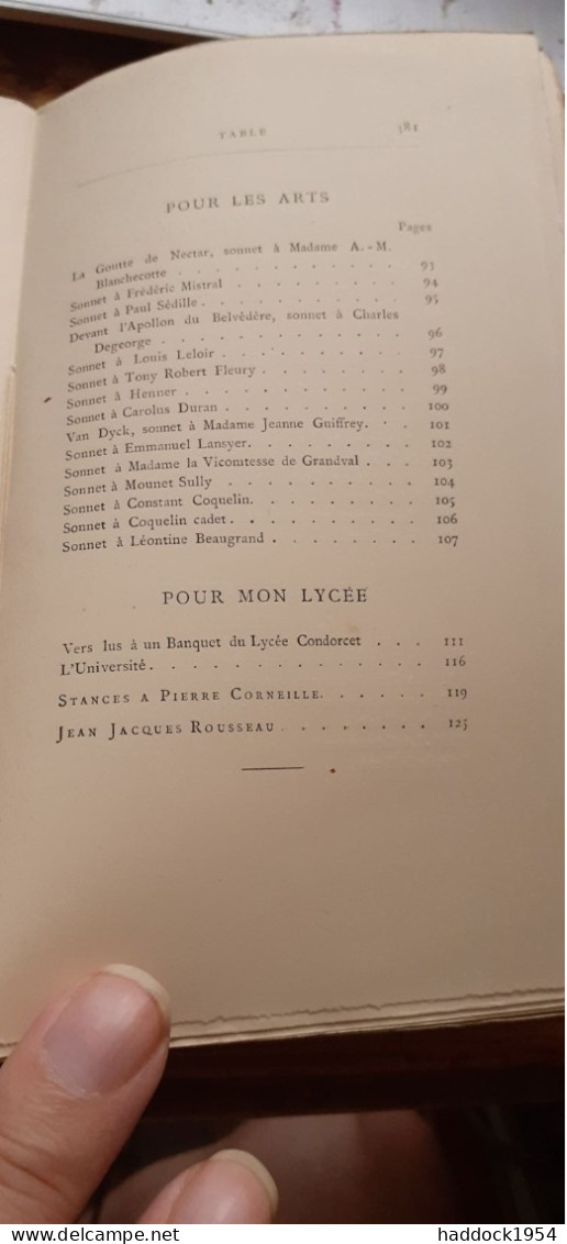 poèsies 5 tomes SULLY PRUDHOMME alphonse lemerre 1900