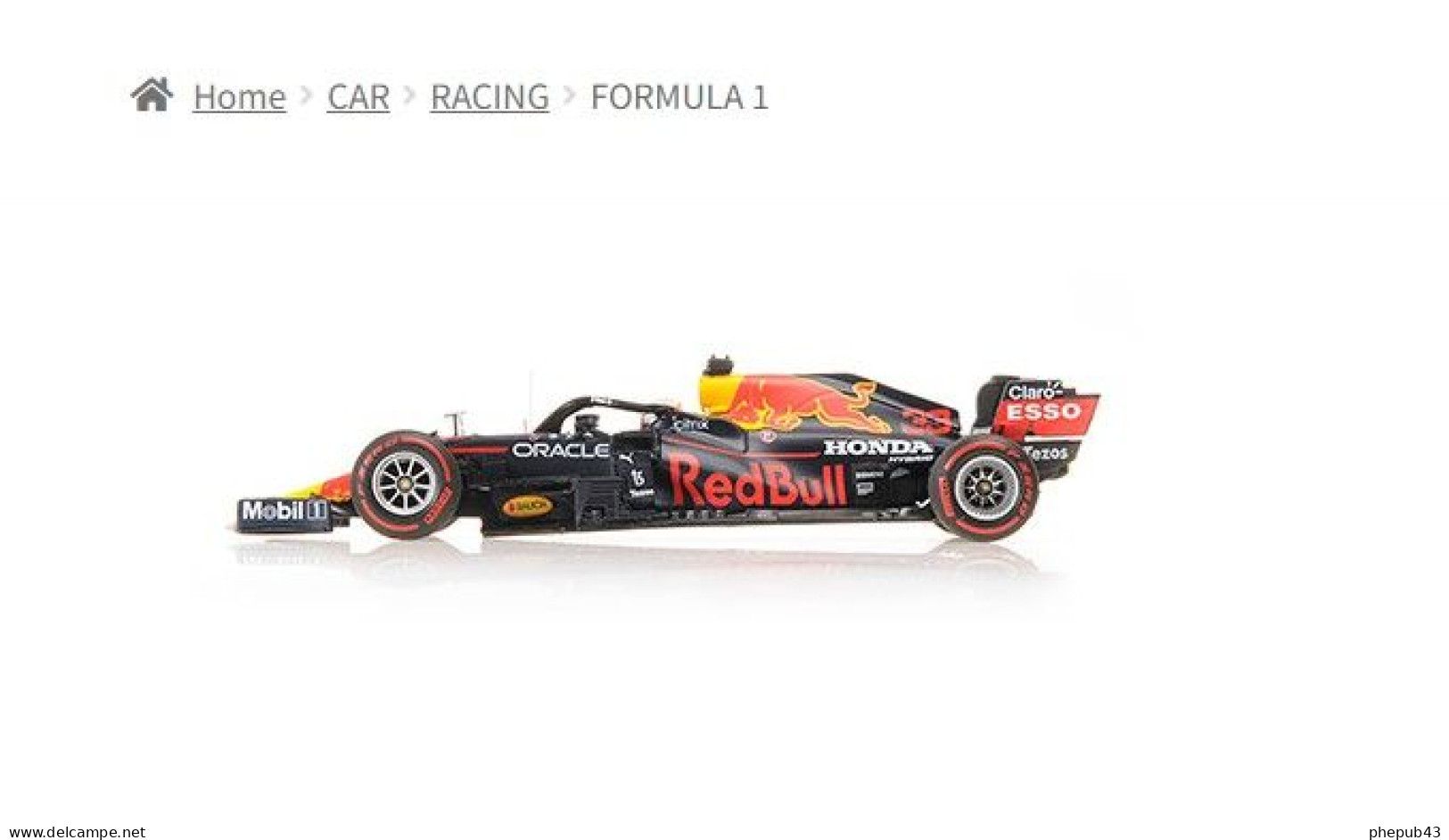 Red Bull Honda RB16B - Max Verstappen - 1st Monaco GP FI 2021 #33 - Minichamps - Minichamps