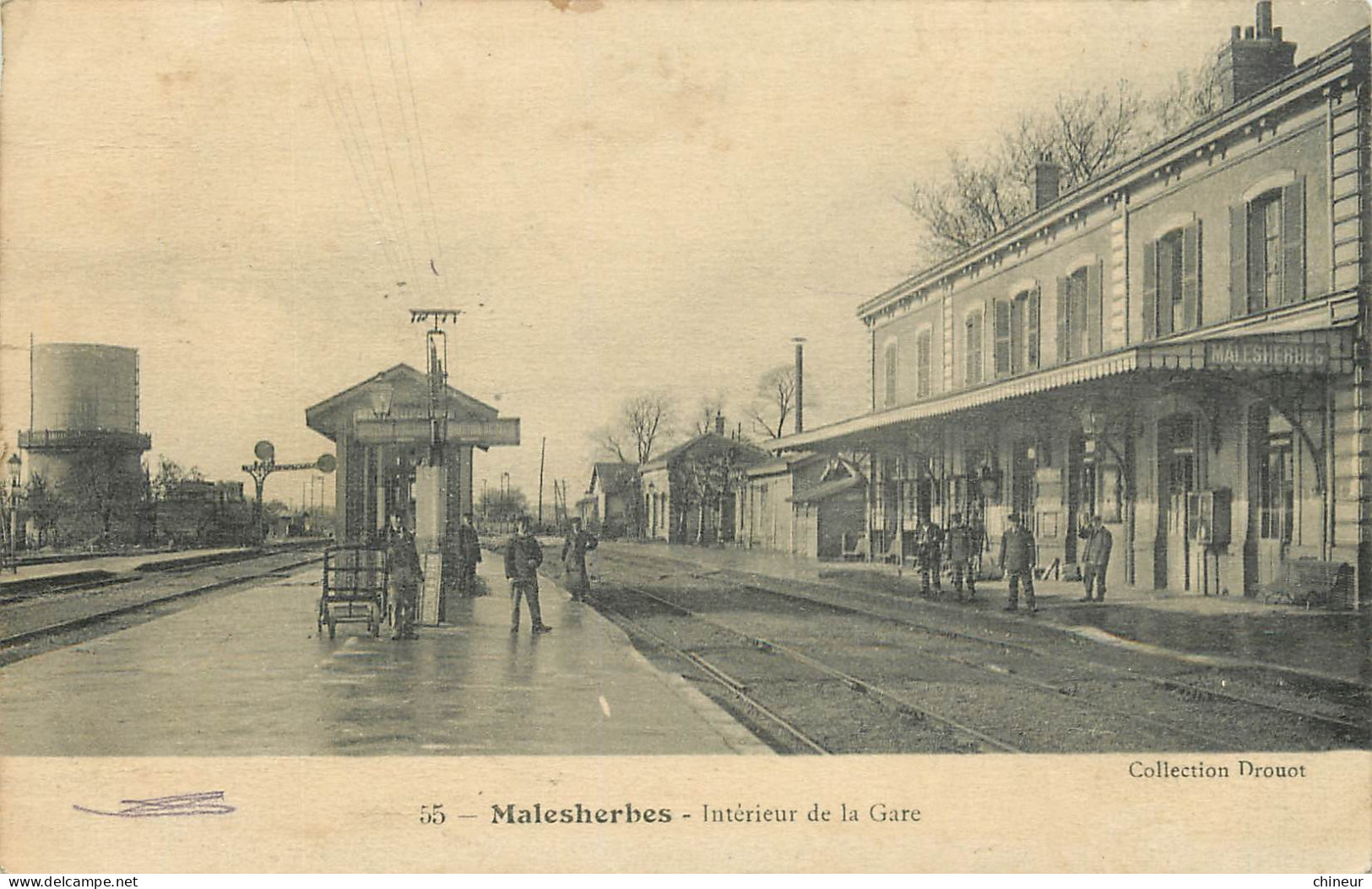 MALESHERBES INTERIEUR DE LA GARE - Malesherbes