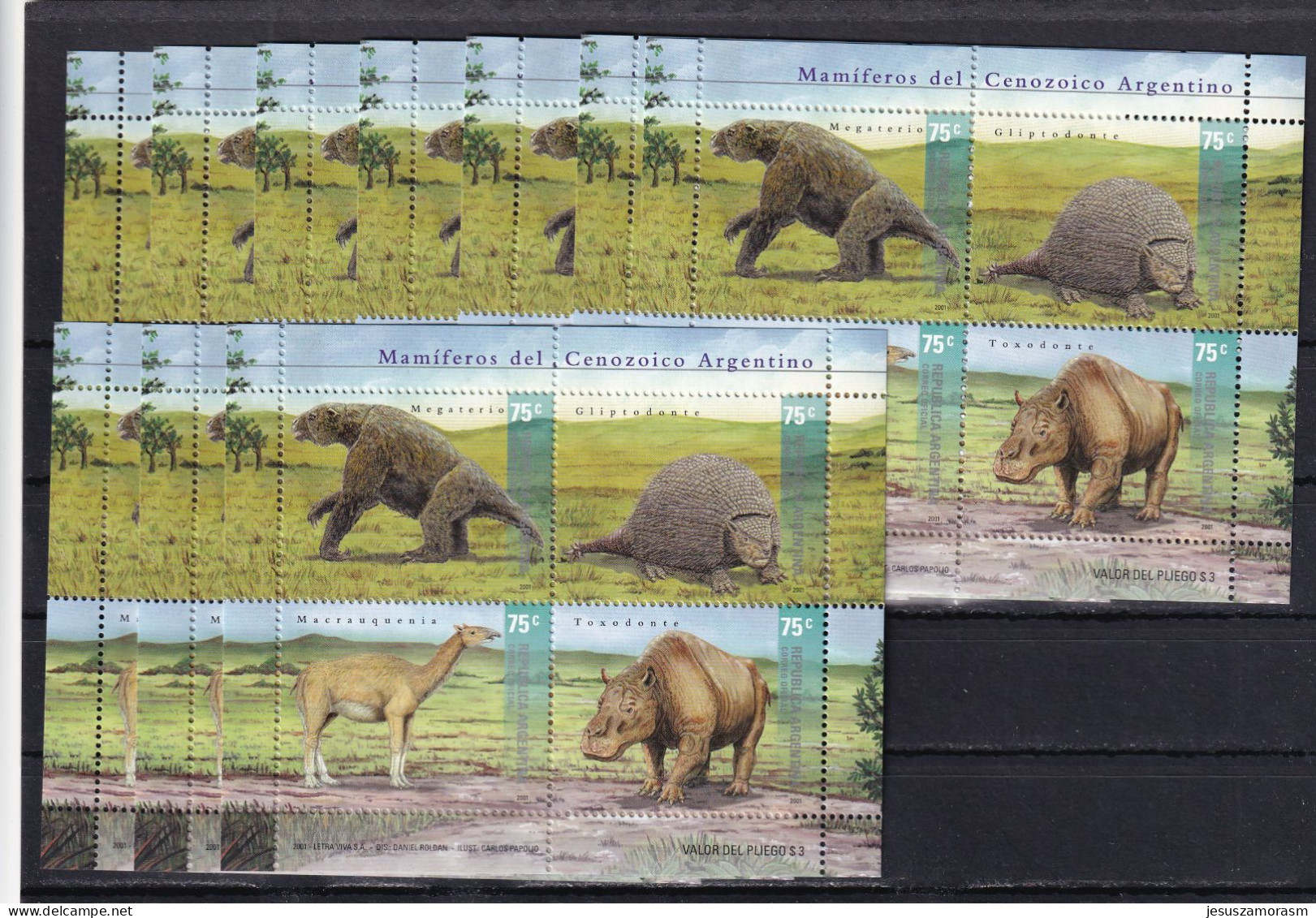 Argentina Nº 2228 Al 2231 - 10 Hojas - Unused Stamps