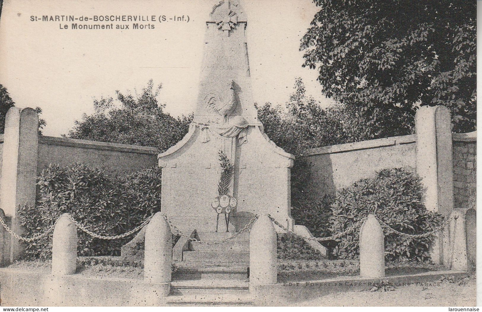76 - SAINT MARTIN DE BOSCHERVILLE - Le Monument Aux Morts - Saint-Martin-de-Boscherville