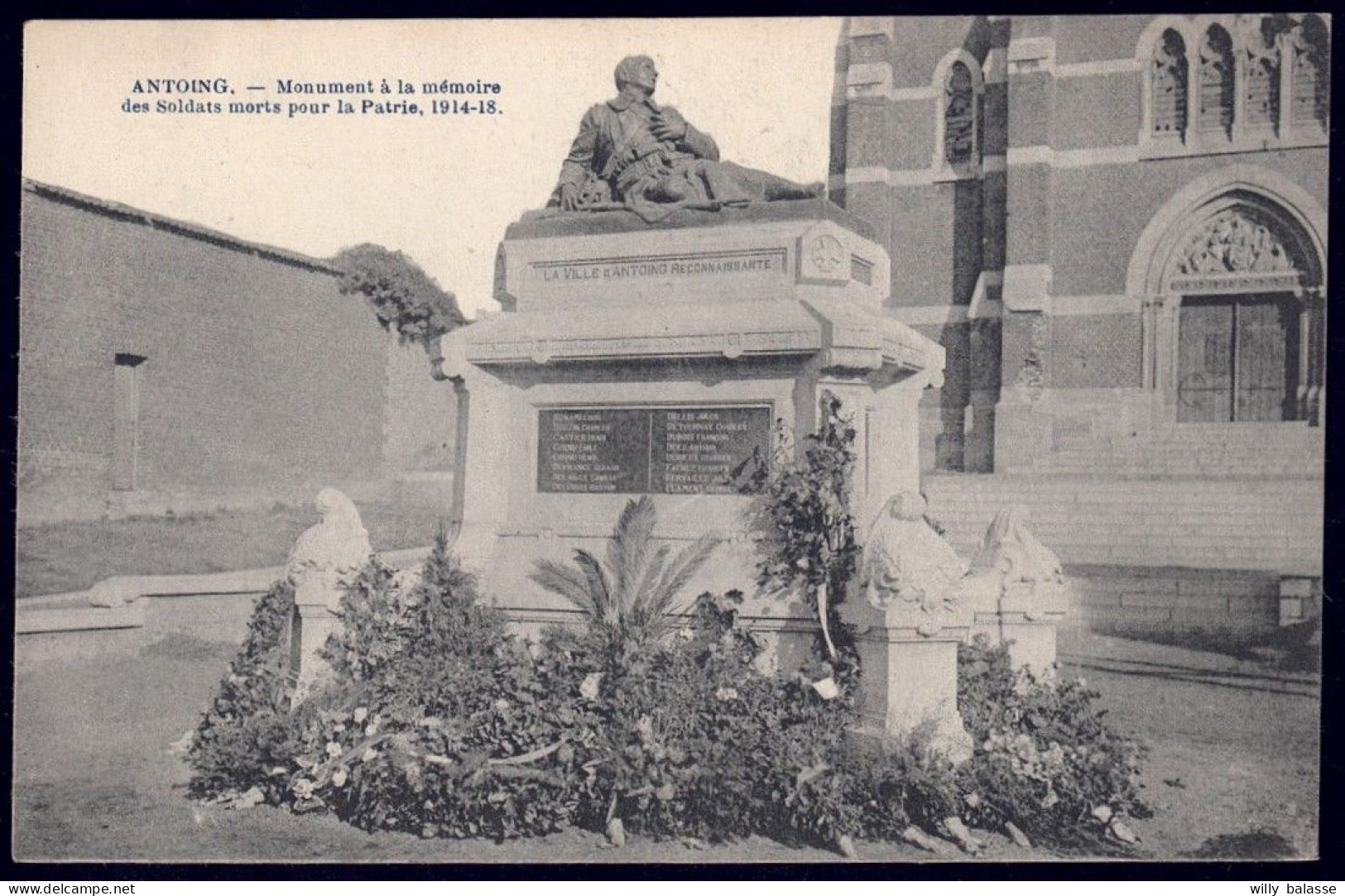 +++ CPA - ANTOING - Monument Soldats Guerre 1914-18  // - Antoing