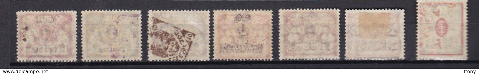 28 timbres  dont 2 flugpost  ect  Danzig  Dantzig  oblitérés et neufs *  gomme altérée