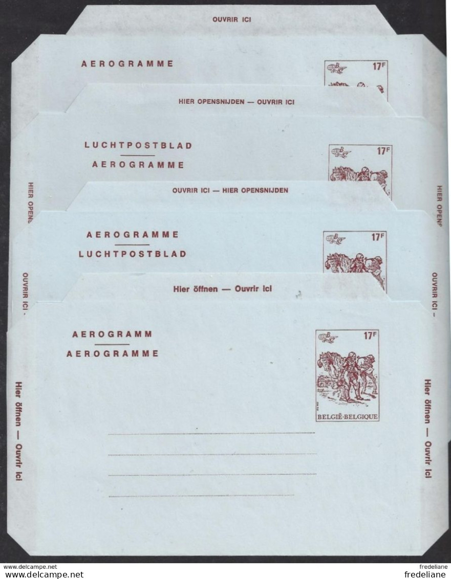 BELGICA '82     4.DIV AEROGRAMMES - Aerograms