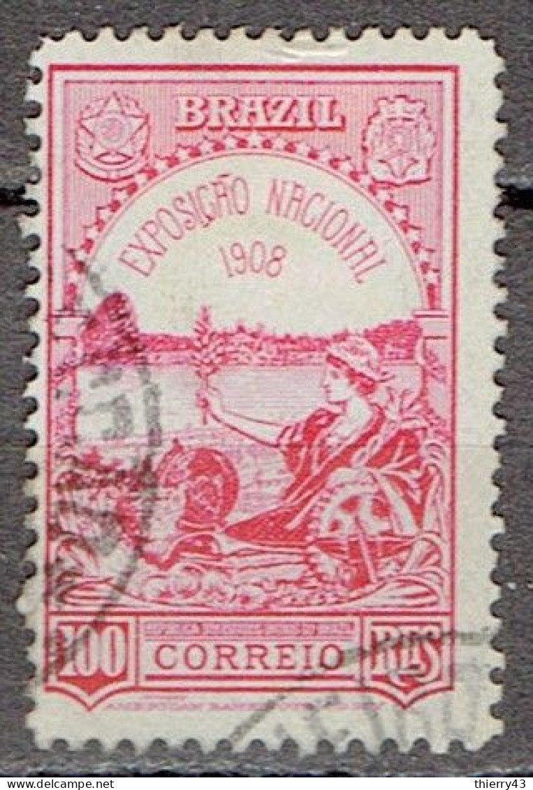 Brasil 1908 - National Trade Fair - Michel 178   Used, Oblitéré, Gest. - Used Stamps