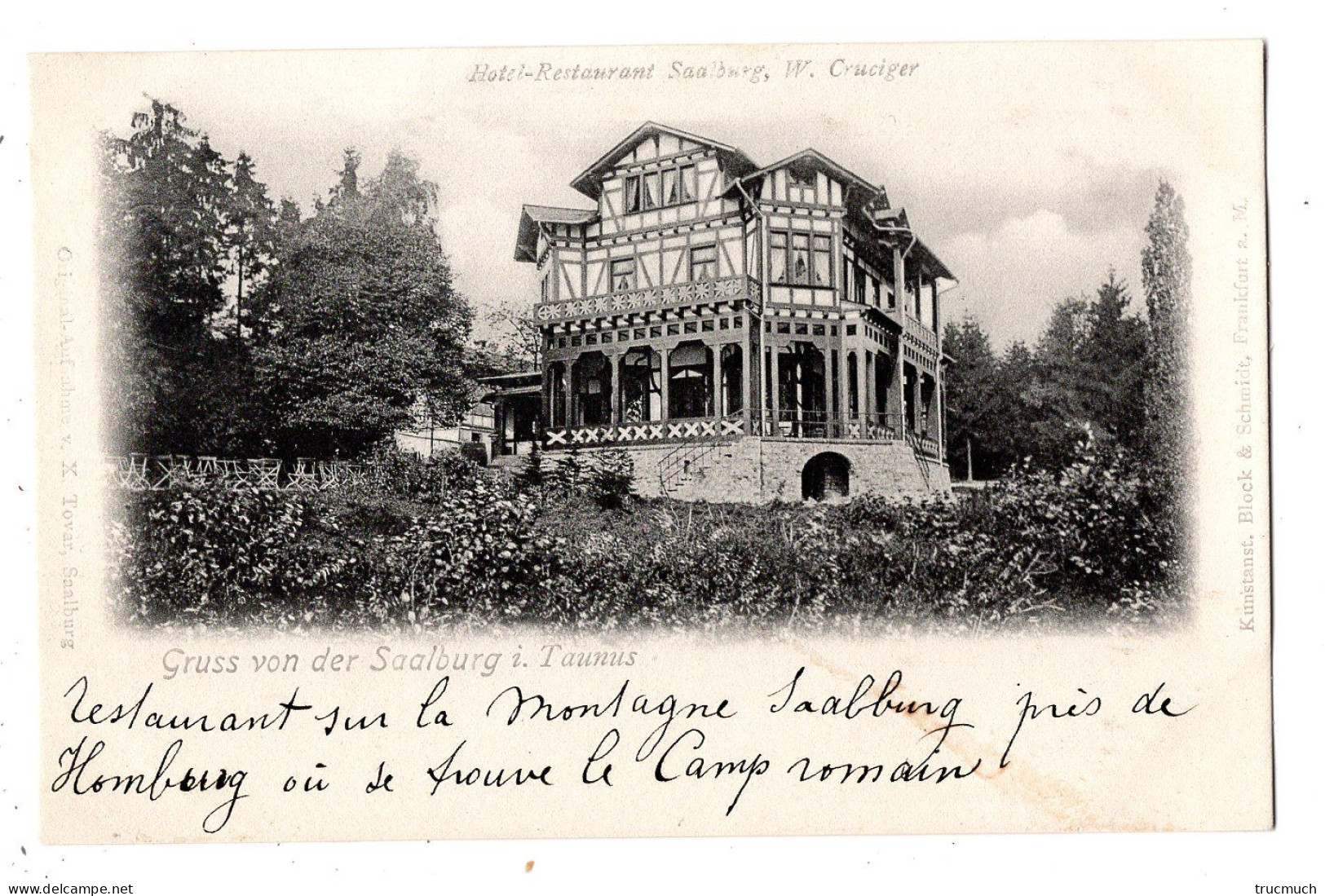 23 - Gruss Von Der SAALBURG I. Taunus - Saalburg