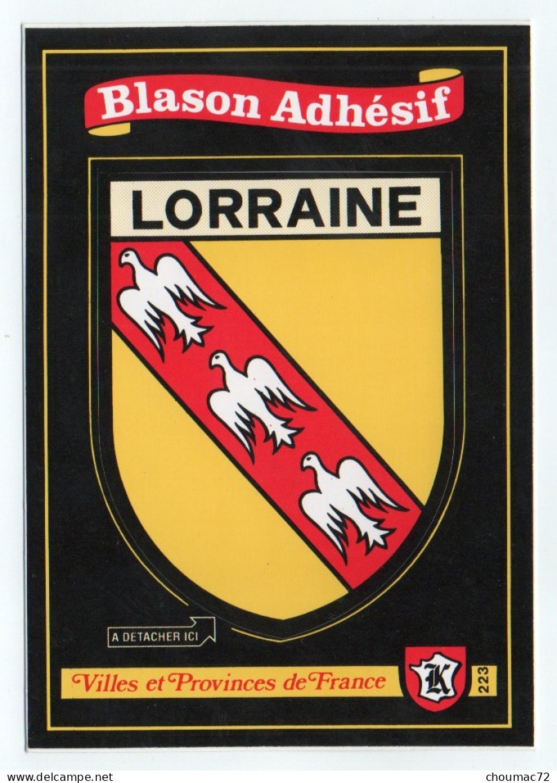 CP Adhesif 175, Blason Adhésif Kroma 223, Lorraine - Lorraine