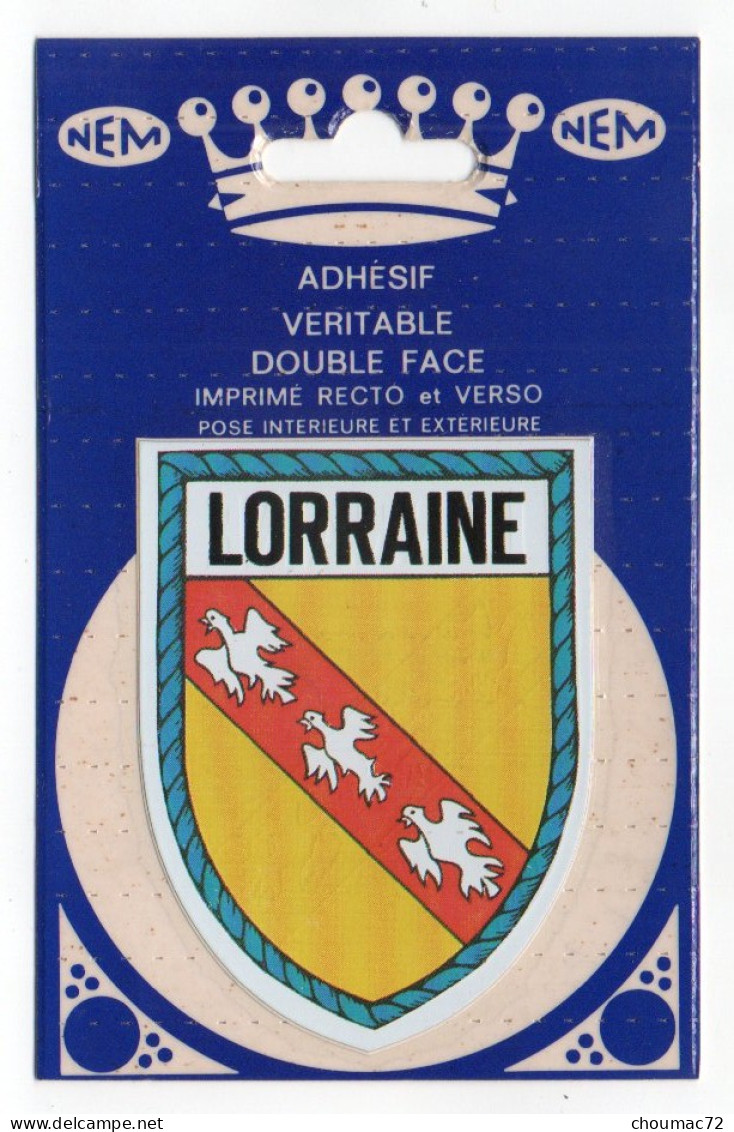 CP Adhesif 270, Blason Adhésif Double Face NEM, Lorraine - Lorraine