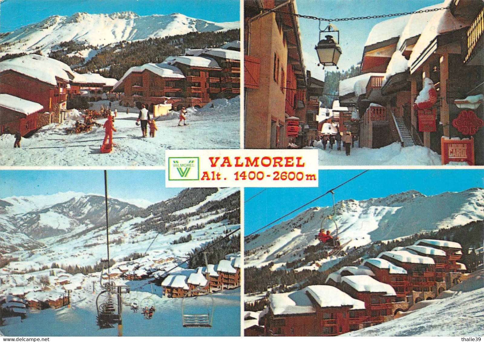 Valmorel Les Avanchers Canton Moûtiers Télésiège - Valmorel