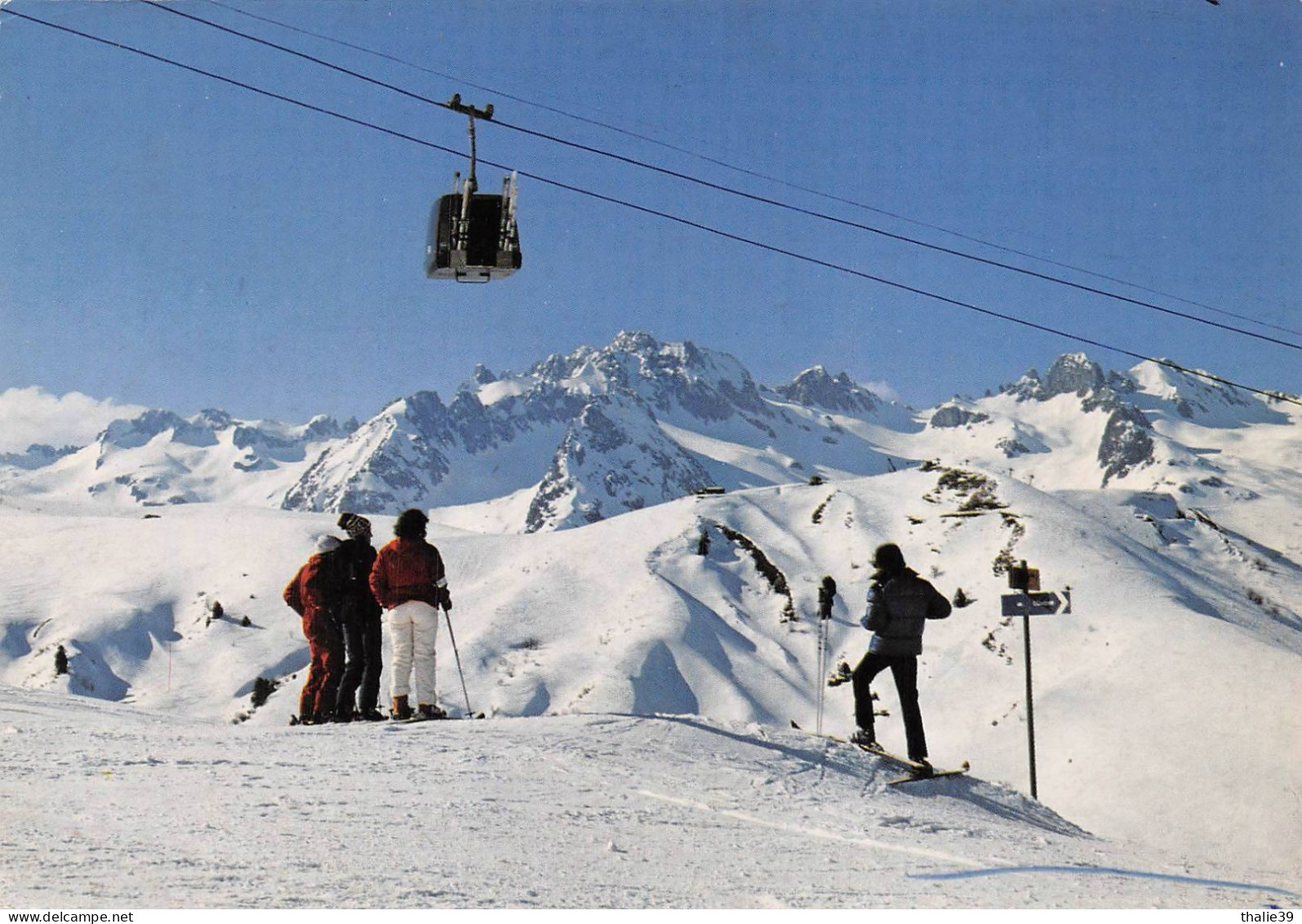 Valmorel Les Avanchers Canton Moûtiers Télécabine - Valmorel