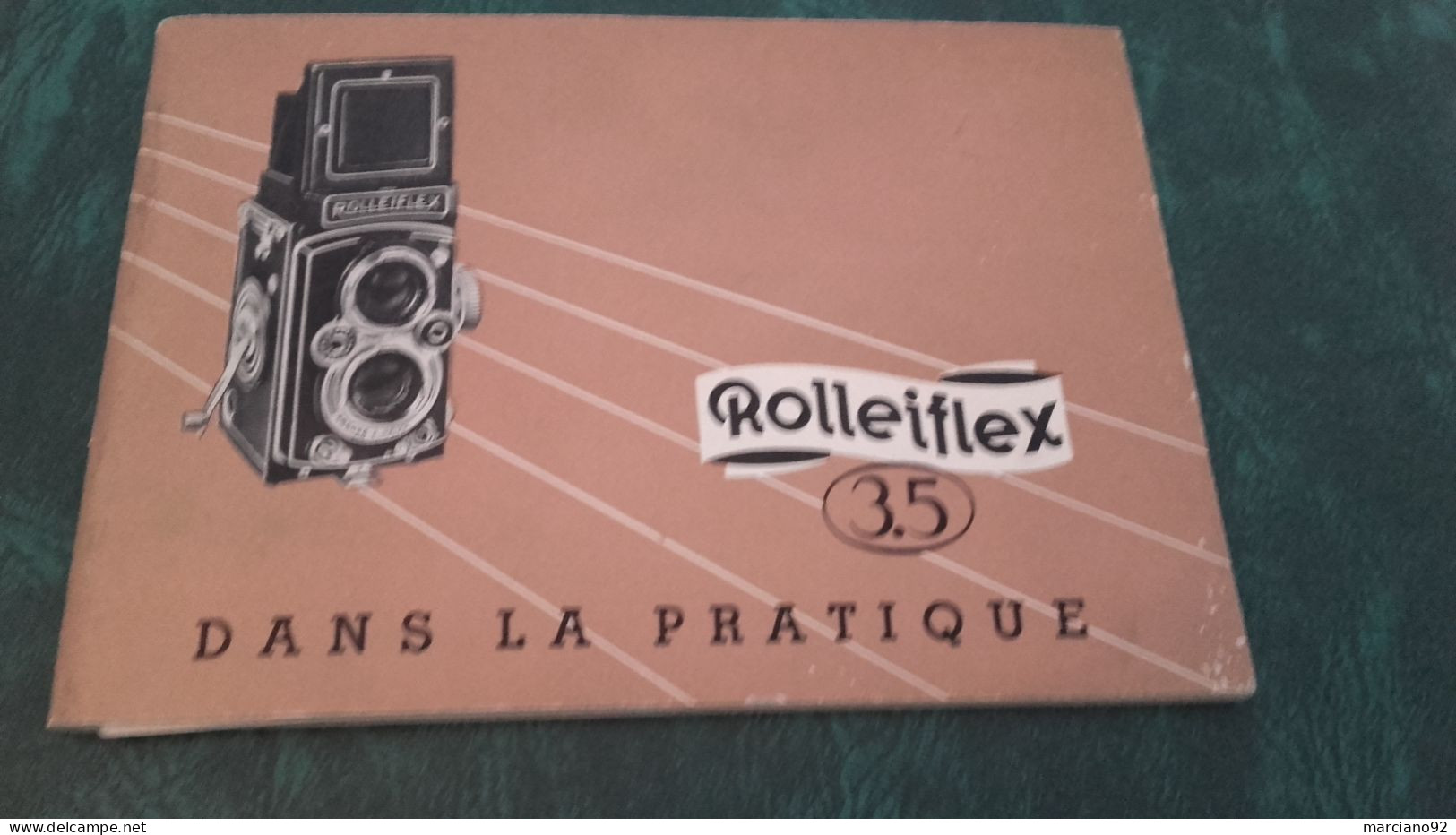 Ancienne Notice Mode D'emploi ROLLEIFLEX  , Avec Garantie De L'èpoque , Très Bon ètat - Matériel & Accessoires