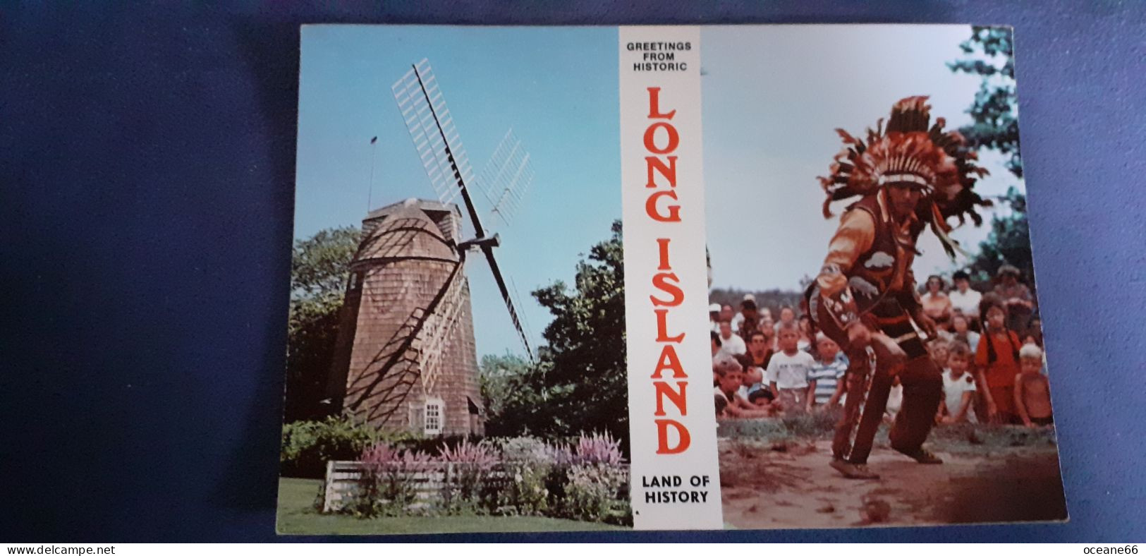 USA Historic Long Island  Home Sweet Home Windmill Built In 1771 - Long Island