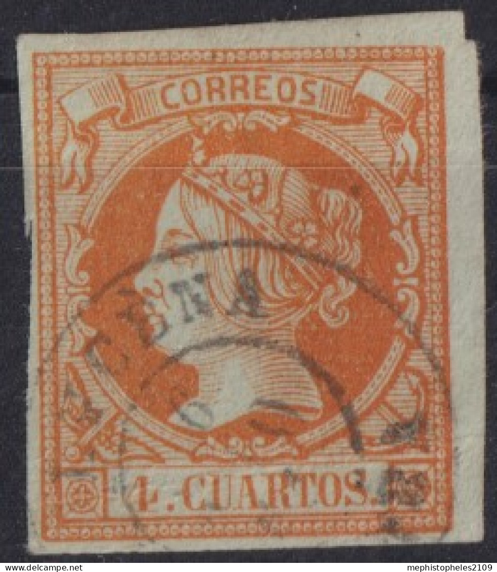 SPAIN 1860- Canceled - Sc# 50 - Usados