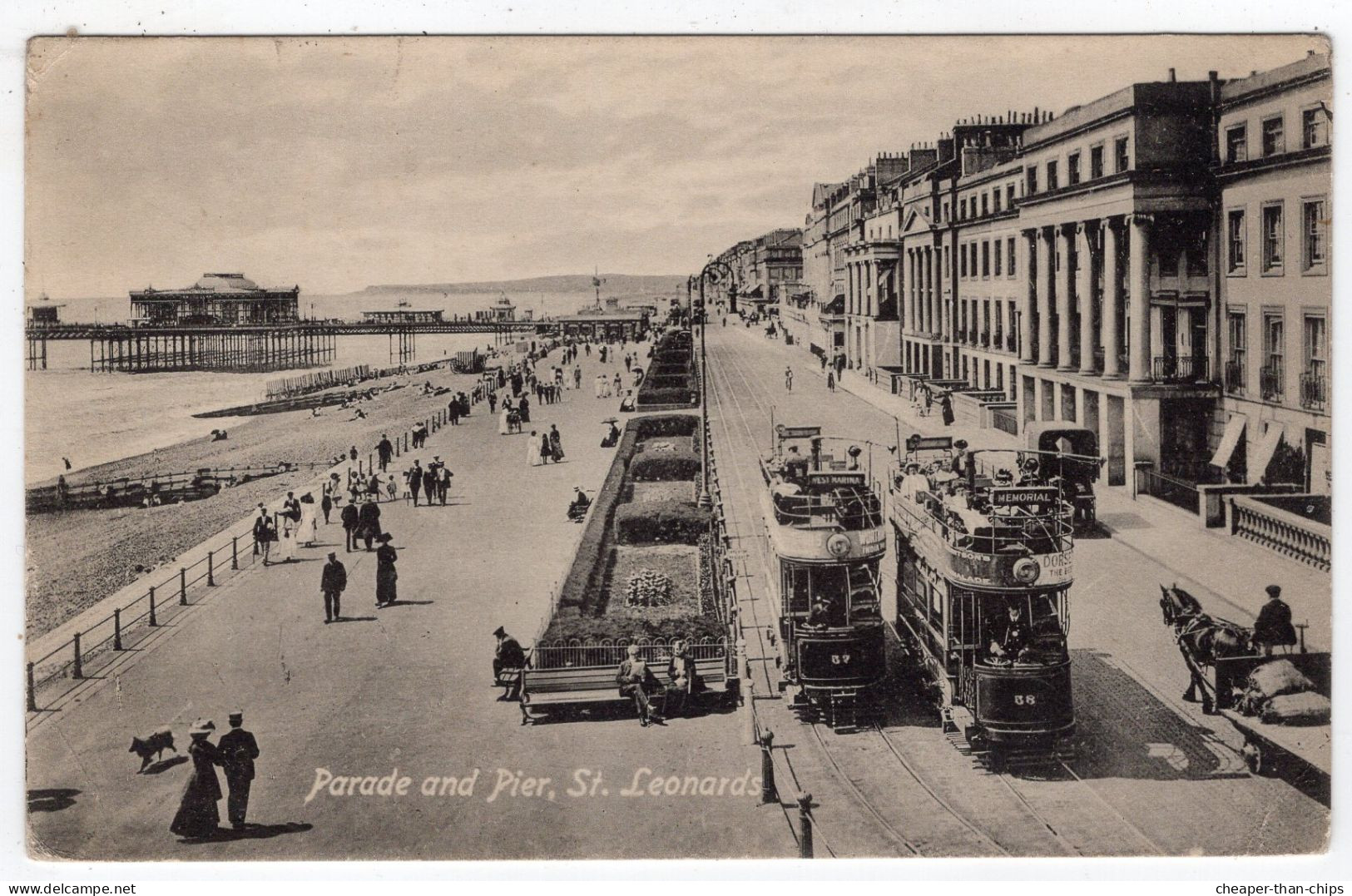 ST. LEONARDS - Parade And Pier - Valentine - Trams - Hastings