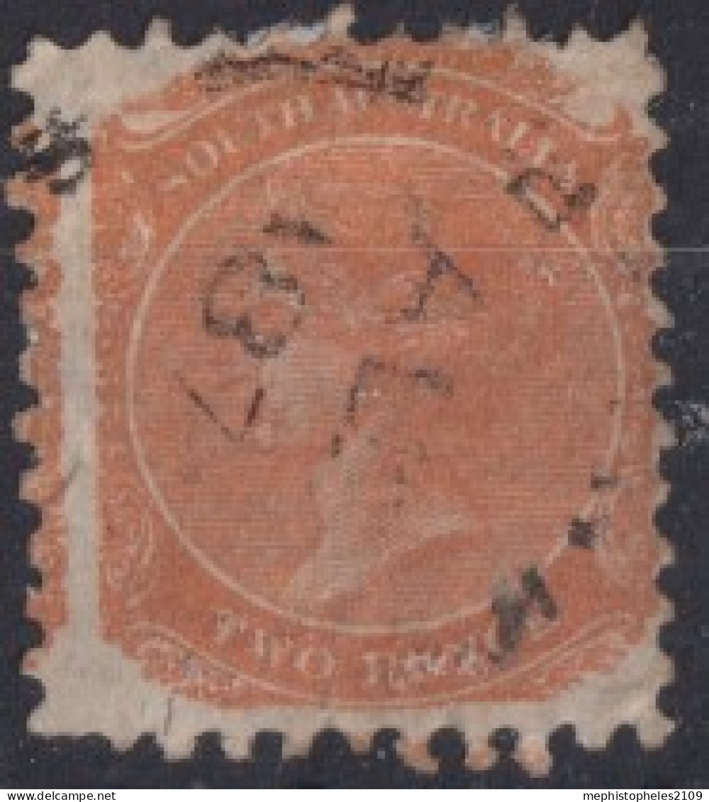 SOUTH AUSTRALIA 1862 - Canceled- Sc# 16 - Gebruikt